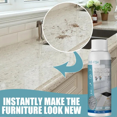 Jue-Fish Nano Crystal Plating Kitchen  Repair Refurbished Furniture Marble Scratches Waterproof Protective Film