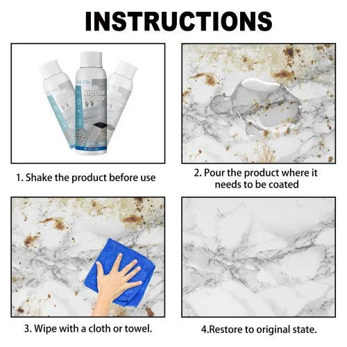 Jue-Fish Nano Crystal Plating Kitchen  Repair Refurbished Furniture Marble Scratches Waterproof Protective Film