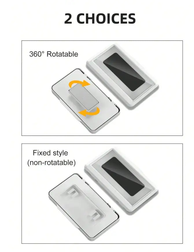 360° Rotation Waterproof Shower Phone Holder, Shower Phone Case, Anti-Fog High Sensitivity Cover Mount Box For Bathroom Wall Mir